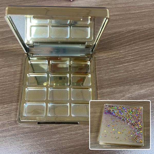 Gold Empty Magnetic Eyeshadow Palette Container with Mirror - Customized  Cosmetic Packaging Container Manufacturer And Supplier - NINGBO ALEVER  TECHNOLOGY CO.,LTD